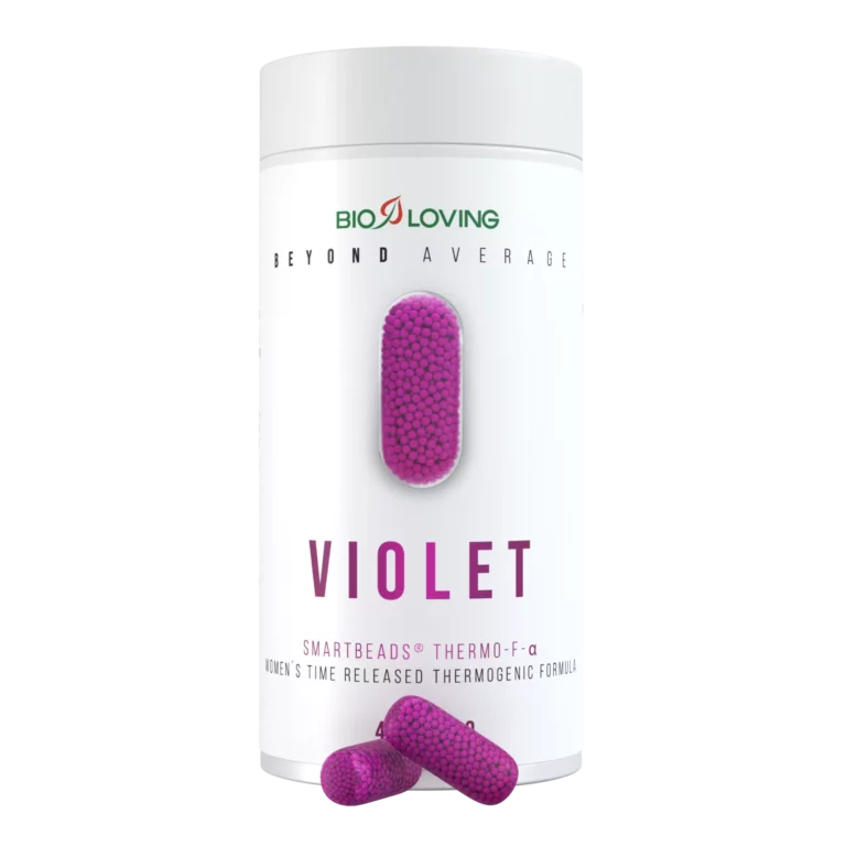 Violet | Timerelease Kapseln | Thermogenese Formel für Frauen