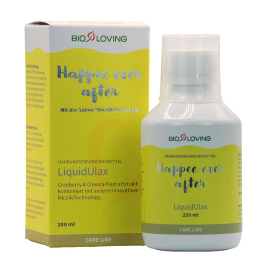 LiquidUlax | 200 ml | wasserlöslich mit Chanca Piedra- & Cranberry Extrakt | wasserlöslich mit Solmic® MicelleTechnology