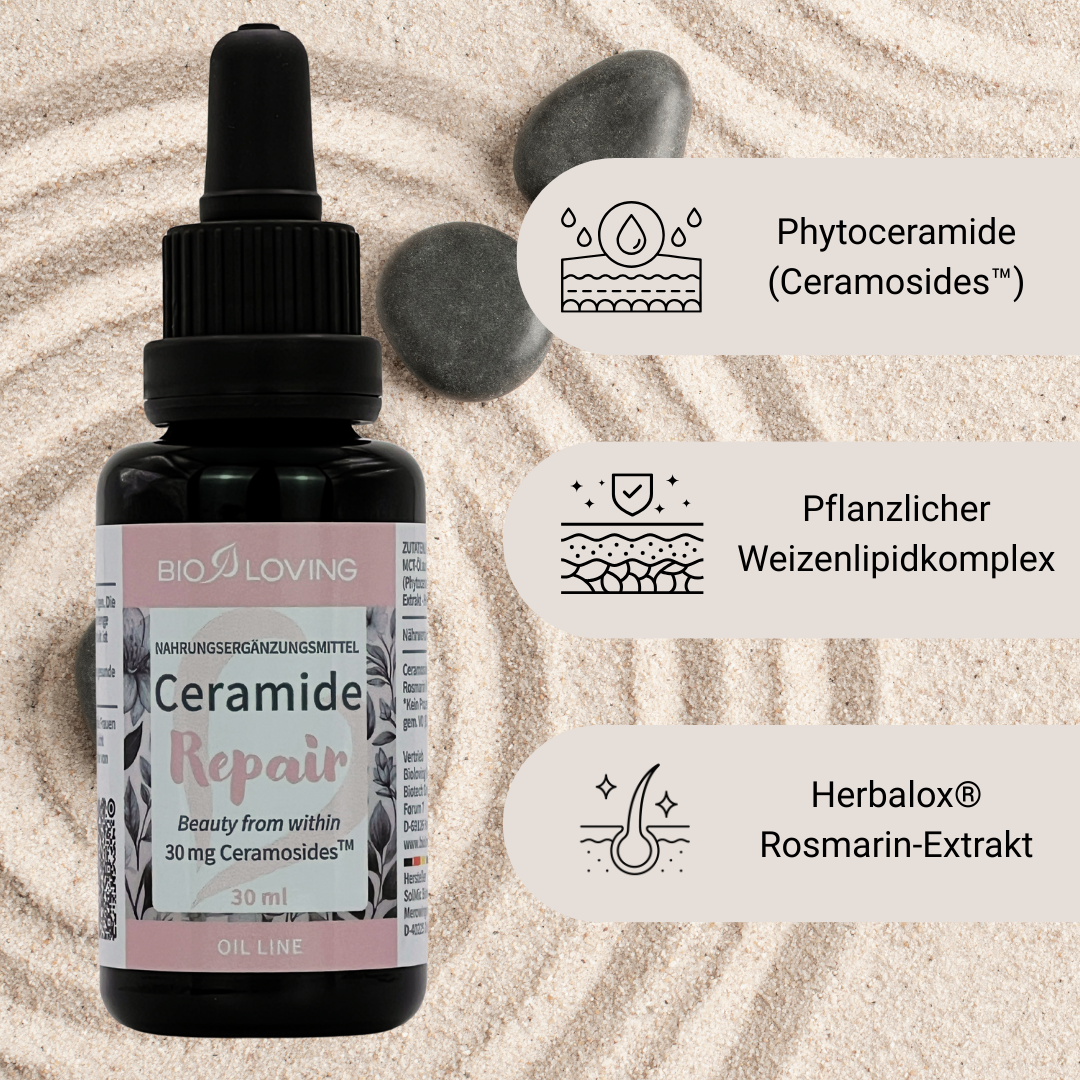 Ceramide Oil Repair | 30ml | with 30 mg CeramosidesTM per 0.7 ml &amp; rosemary extract (Herbalox®)