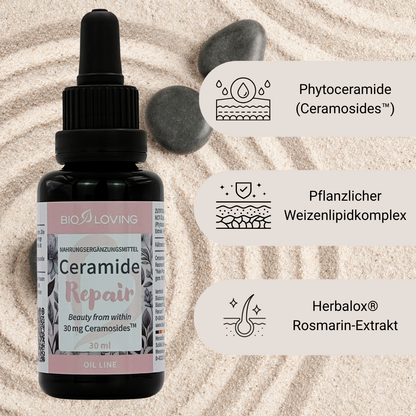 Ceramide Oil Repair | 30ml | with 30 mg CeramosidesTM per 0.7 ml &amp; rosemary extract (Herbalox®)