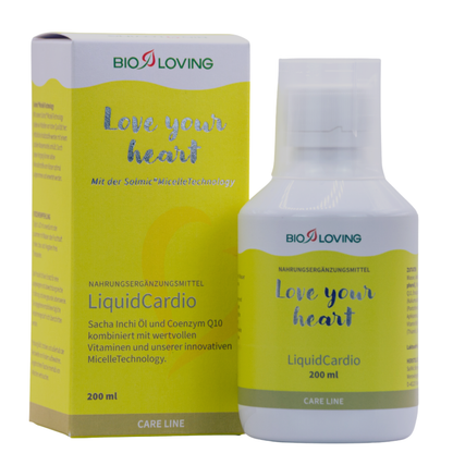 LiquidCardio | 200 ml | wasserlöslich mit Sacha Inchi & Q10