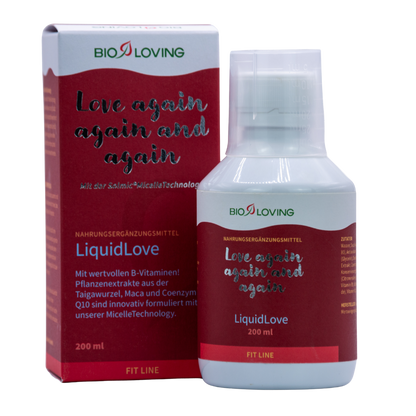 LiquidLove | 200 ml | soluble dans l'eau avec de la citrulline, de la racine de ginseng sibérien et du Q10