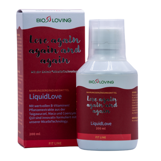 LiquidLove | 200 ml | wasserlöslich mit Citrullin, Taigawurzel und Q10