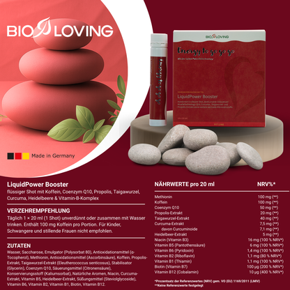 LiquidPower Booster | 200 ml | water-soluble with plant extracts and vitamins